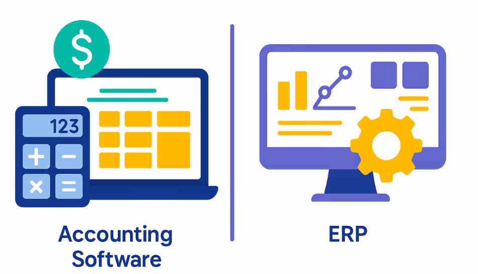 accounting software vs erp