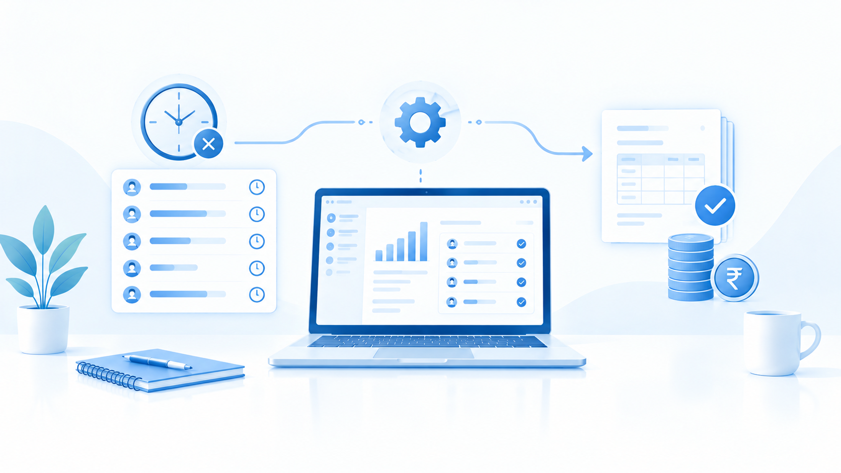 Illustration for the article “How ERP Helps Recover Unbilled Hours”