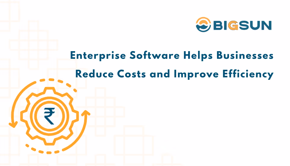 improving efficiency reducing cost with enterprise software