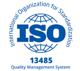 ISO 13485 medical devices quality certification badge